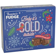 Francine's Holiday Chocolate Walnut Fudge (case)