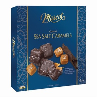 Mascot Dark Chocolate Sea Salt Caramels (case)